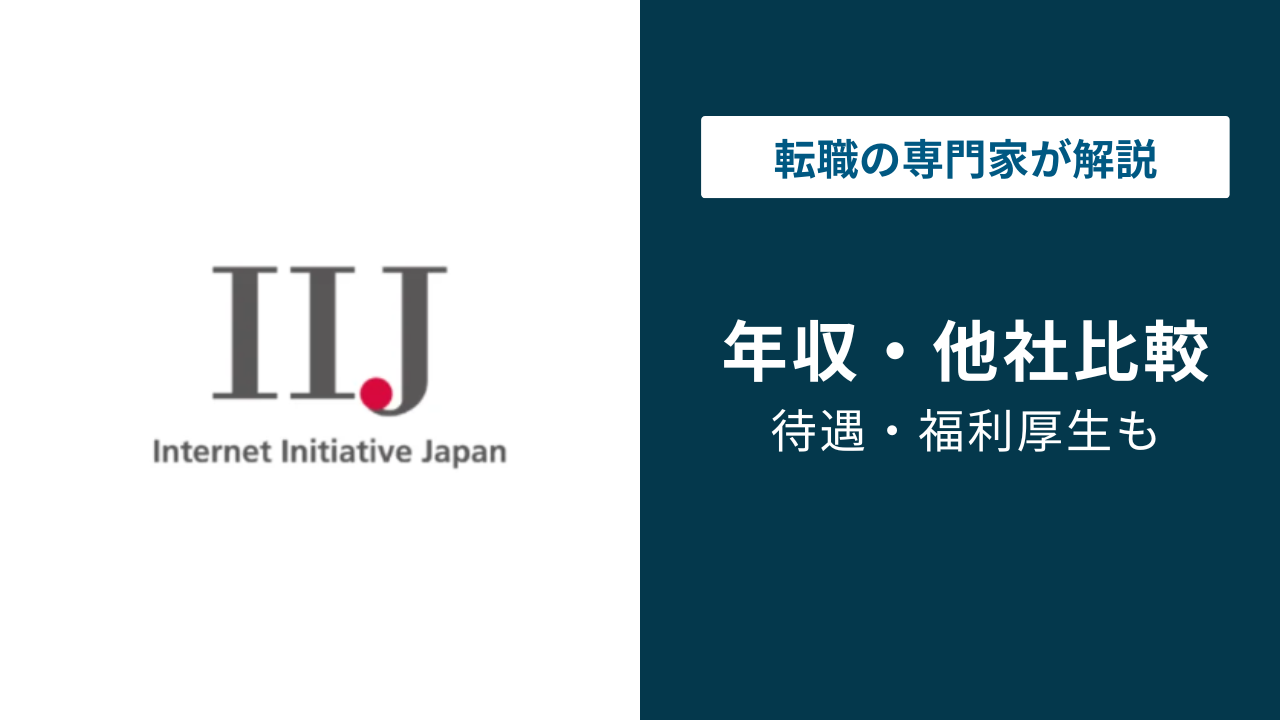 IIJ(インターネットイニシアティブ)の年収は726万円|年代・役職別に徹底解説